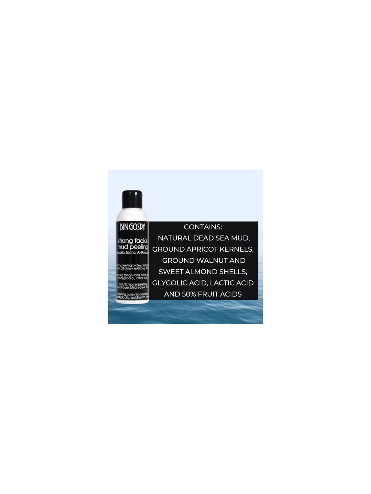 Peeling al fango forte per il viso 100g
