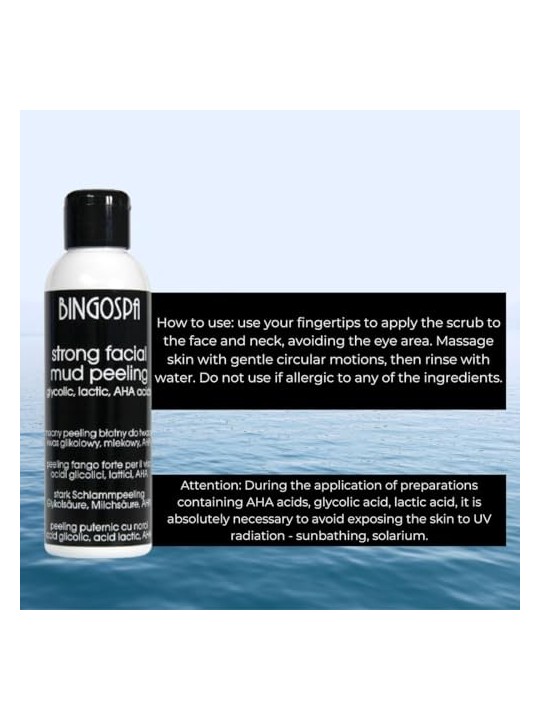Peeling al fango forte per il viso 100g