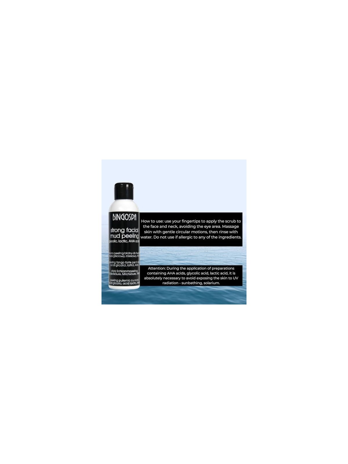 Peeling al fango forte per il viso 100g