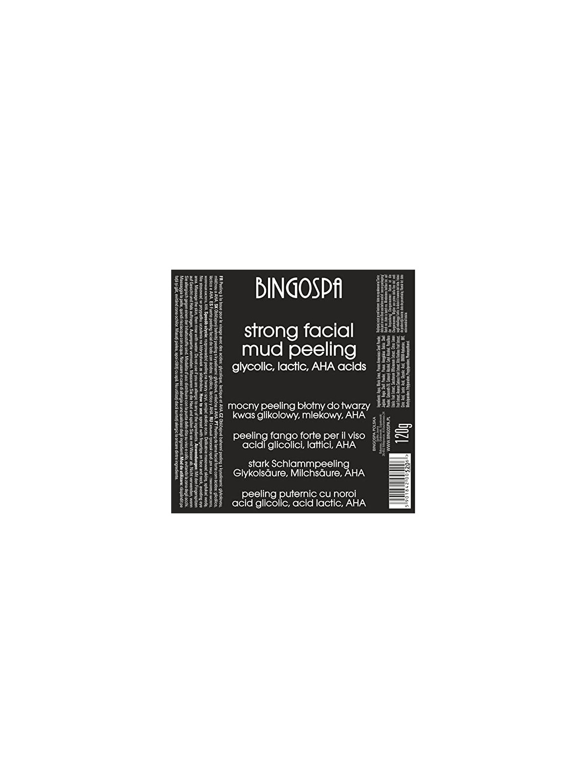 Peeling al fango forte per il viso 100g
