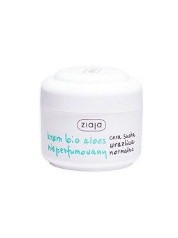 Bio crema all'aloe senza profumo per pelli secche sensibili e normali 50ml