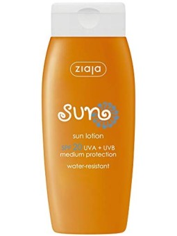 Ziaja Sun Emulsion SPF 20 Lozione waterproof per labbronzatura donna 150ml