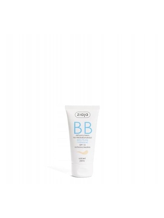 Ziaja BB Cream Pelli Grasse e Miste BB cream 50 ml donna  Light