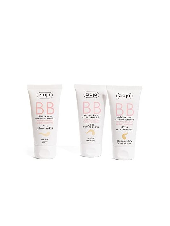 BB Cream Ziaja SPF 15 50ml Light