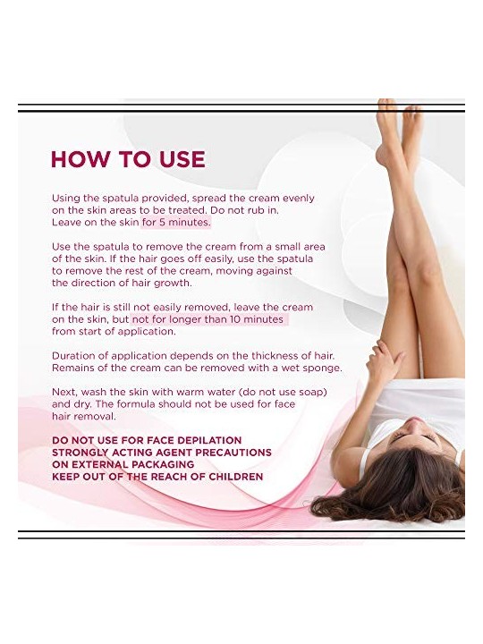 EVELINE Just Epil 3in1 crema depilatoria ultradelicata per ascelle mani e zona bikini 125ml