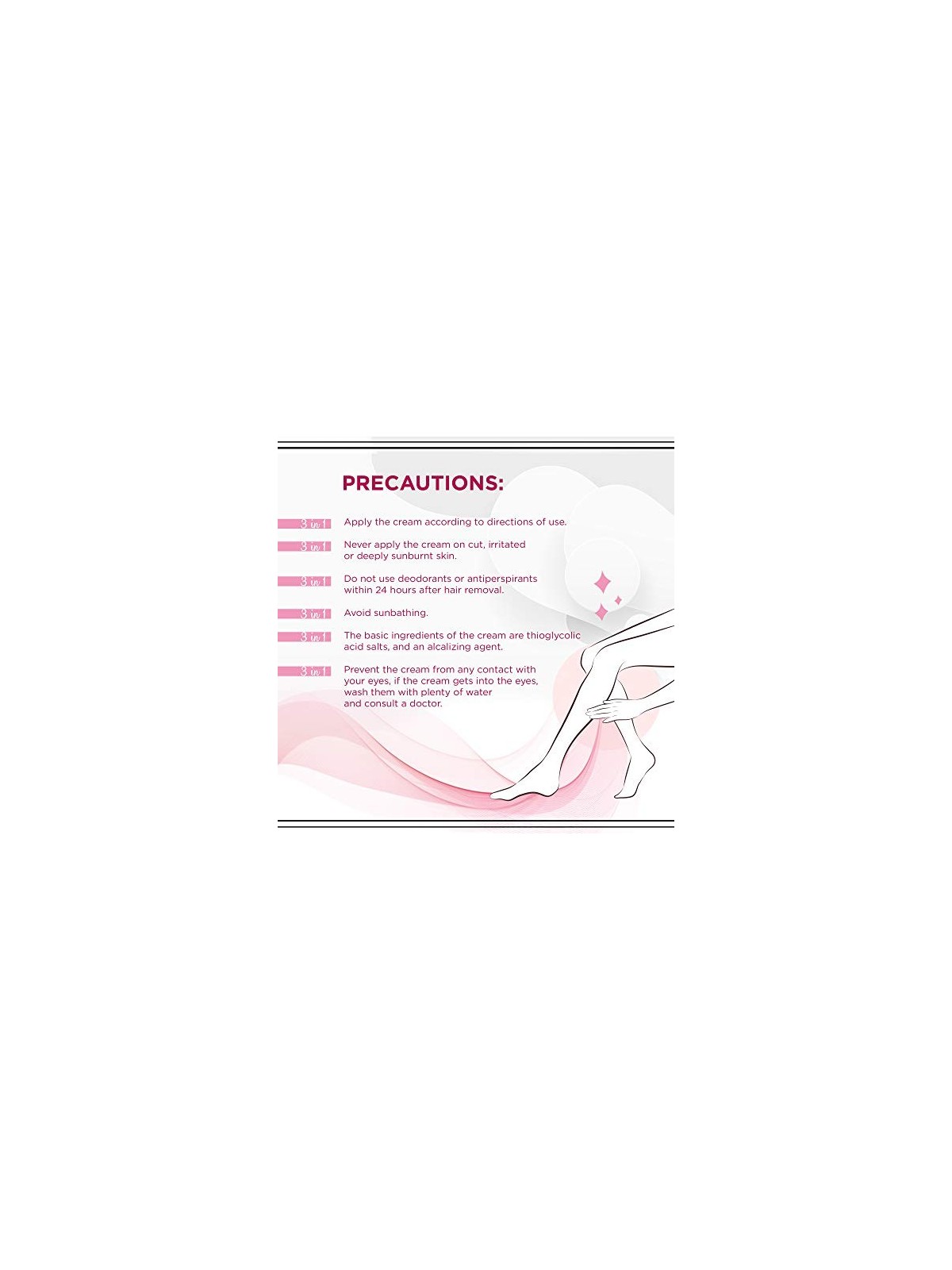 EVELINE Just Epil 3in1 crema depilatoria ultradelicata per ascelle mani e zona bikini 125ml