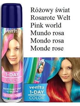 VENITA 1Day Color spray colorante per capelli Pink World 50ml