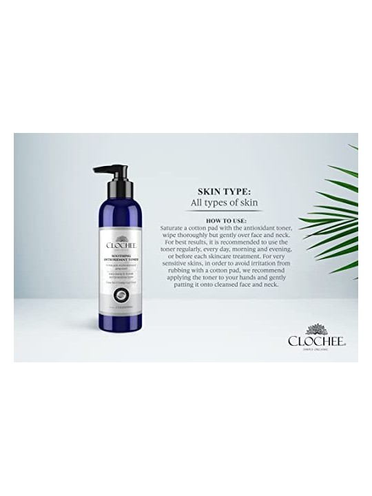 CLOCHEE Tonico lenitivo antiossidante Estratto di foglie di t verde e ginkgo 250ml