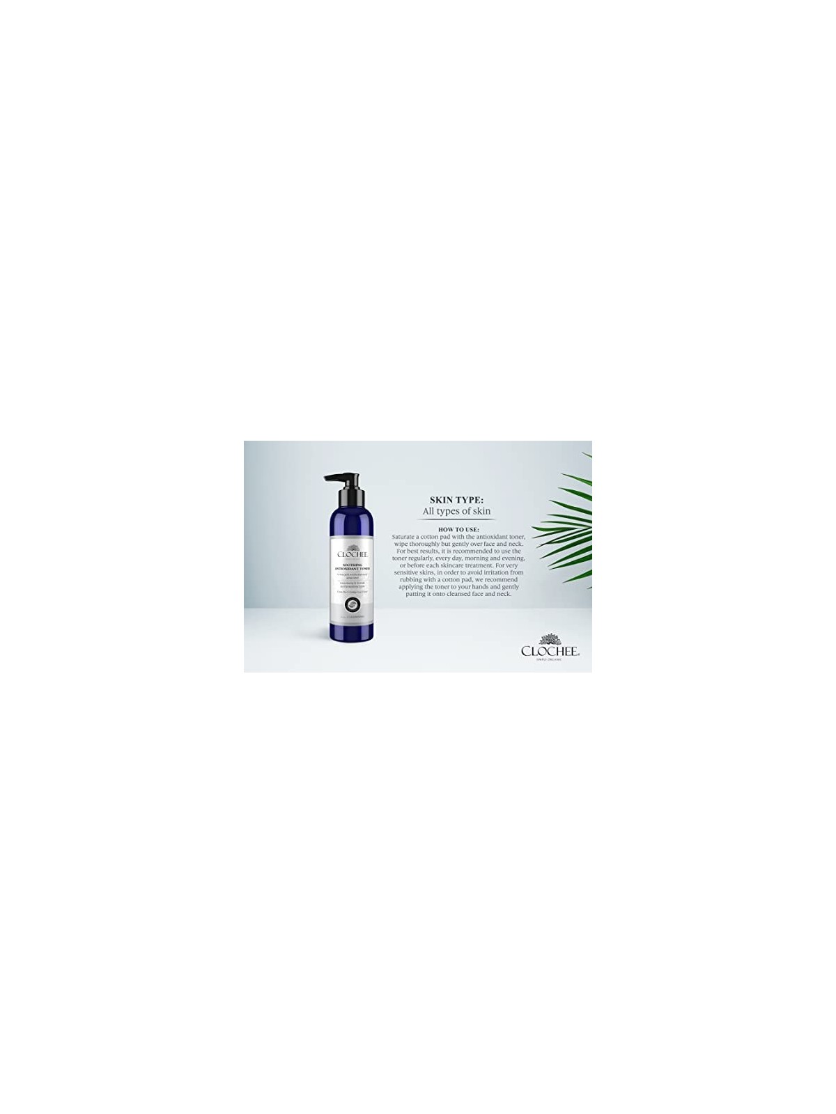 CLOCHEE Tonico lenitivo antiossidante Estratto di foglie di t verde e ginkgo 250ml
