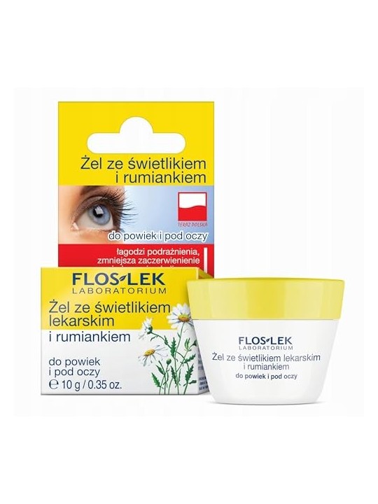 Gel con eufrasia e camomilla per palpebre e sotto occhi 10g