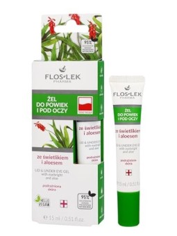 Gel palpebre e sotto gli occhi con eufrasia e aloe 15ml
