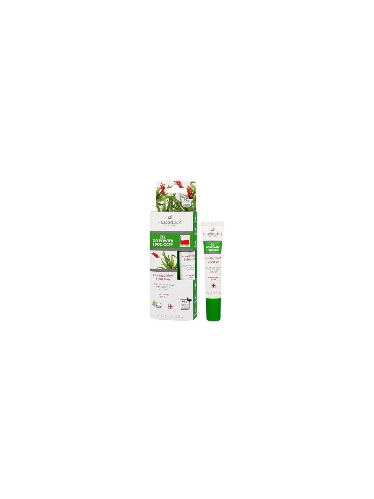 Gel palpebre e sotto gli occhi con eufrasia e aloe 15ml