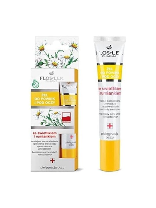 Gel palpebre e sotto gli occhi con eufrasia e camomilla15ml