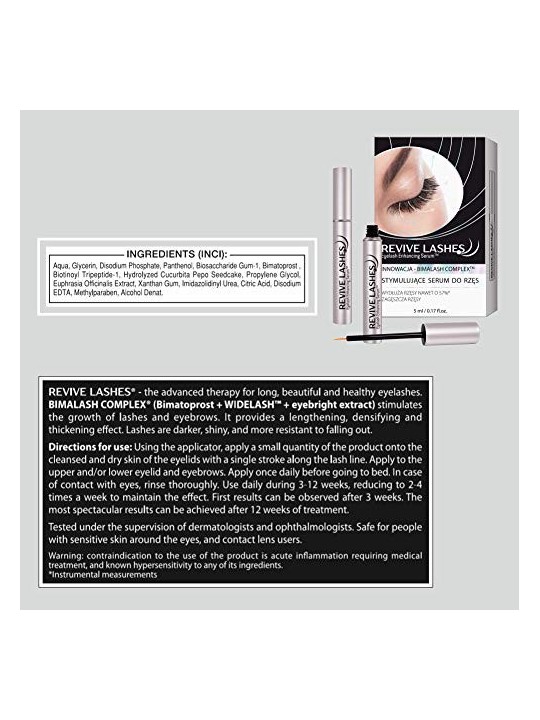 FLOSLEK Revive Lashes siero stimolante per ciglia 5ml