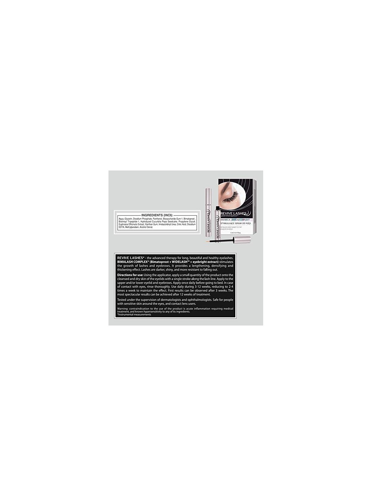 FLOSLEK Revive Lashes siero stimolante per ciglia 5ml