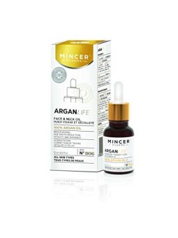 MINCER PHARMA Argan Life olio viso e collo Nr806 15ml