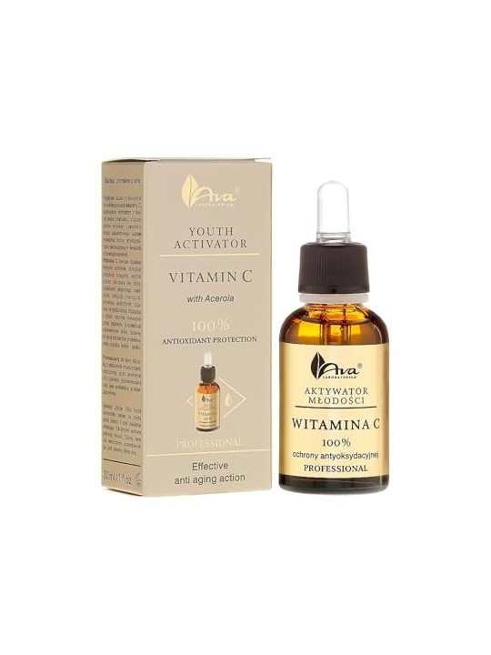Siero attivatore di giovinezza con vitamina C e acerola 30ml