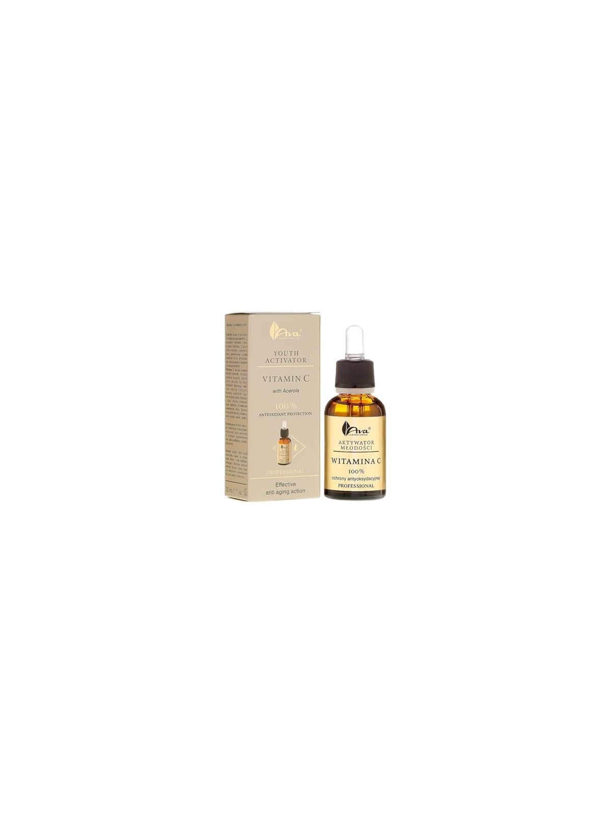 Siero attivatore di giovinezza con vitamina C e acerola 30ml