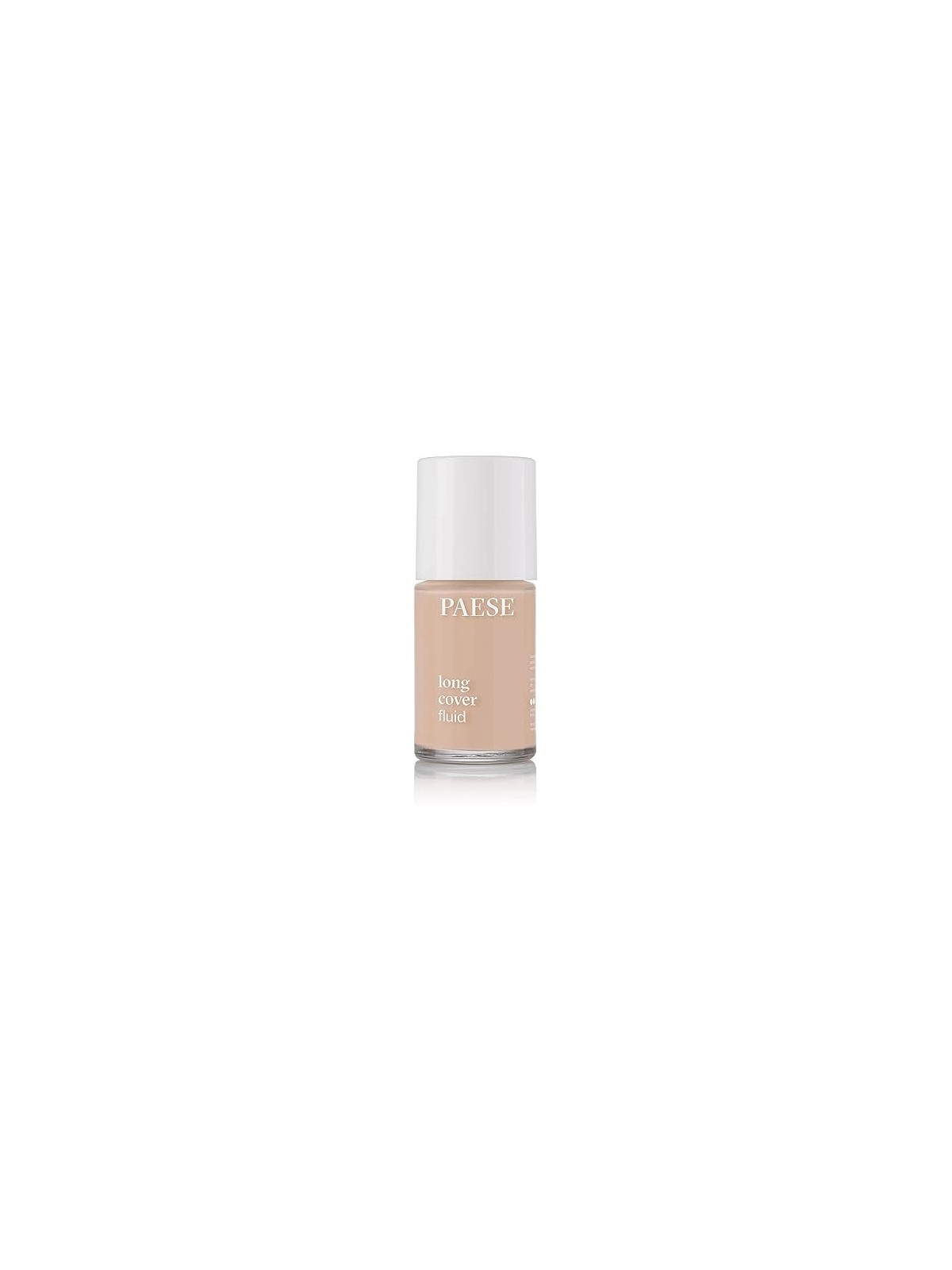 PAESE Long Cover Fondotinta fluido coprente lunga tenuta 02 Natural 30ml Paese www.essenzetotalstyle.com 