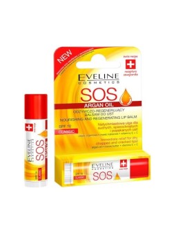 Balsamo Labbra Nutriente e Rigenerante Eveline Sos Argan Oil