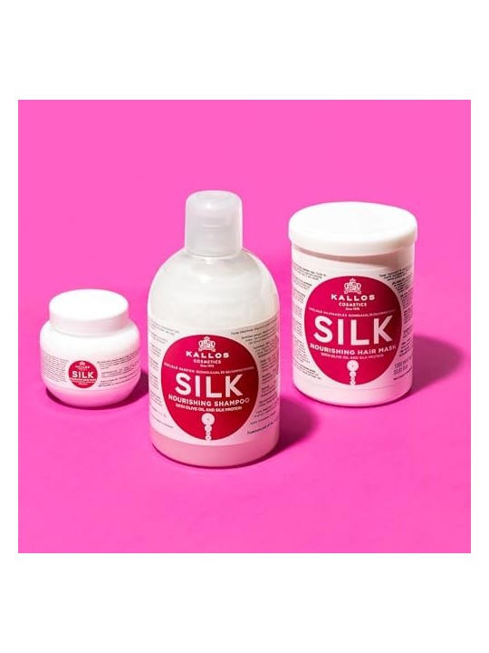 Maschera per capelli di seta Kallos KJMN