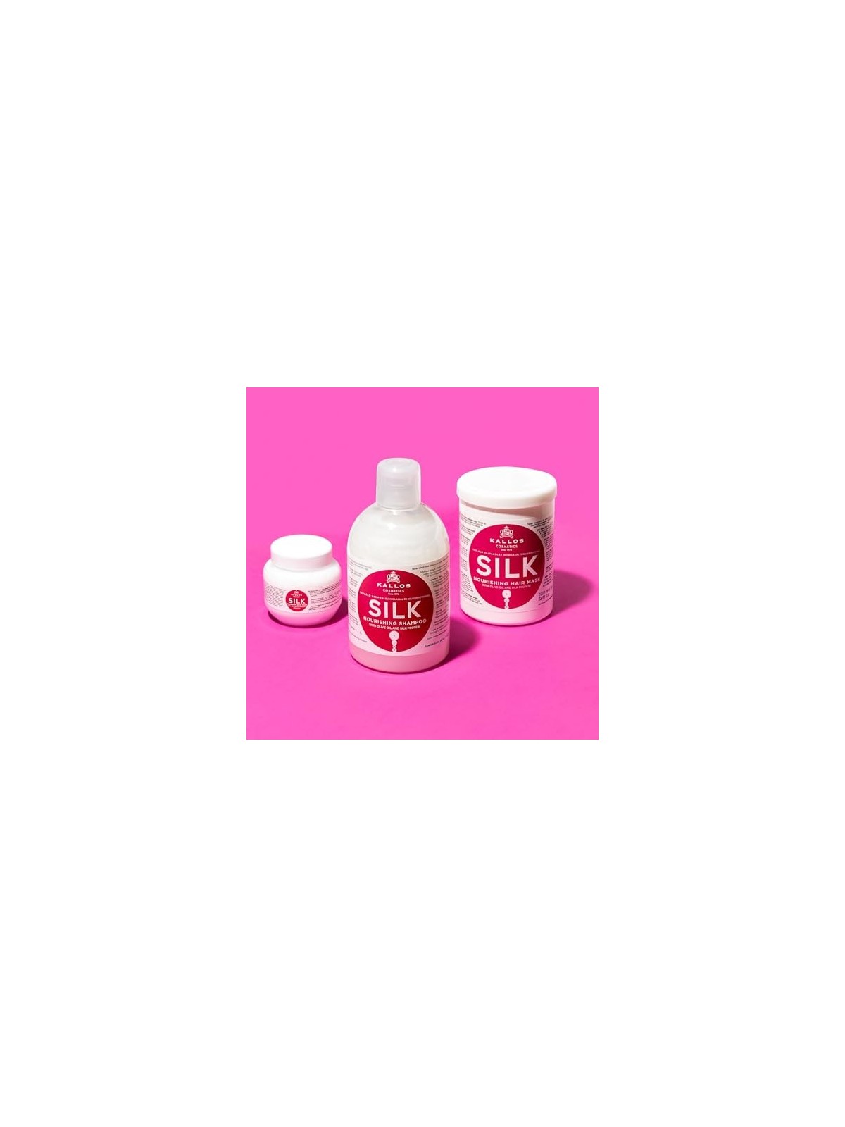 Maschera per capelli di seta Kallos KJMN