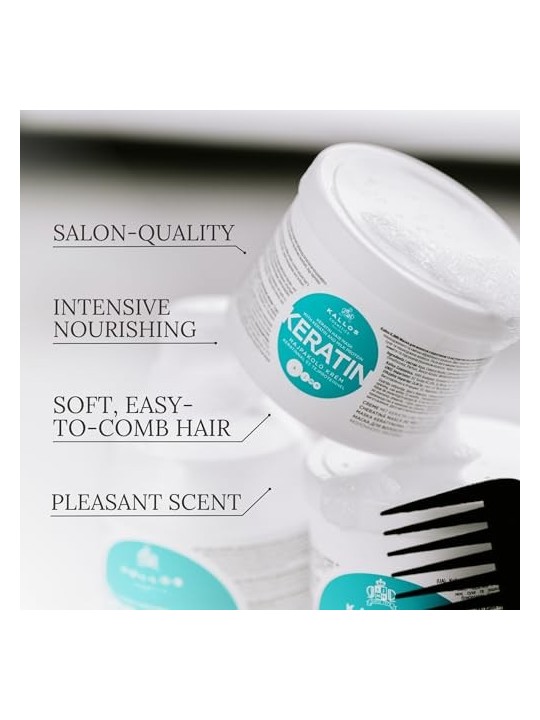 Maschera per capelli di seta Kallos KJMN