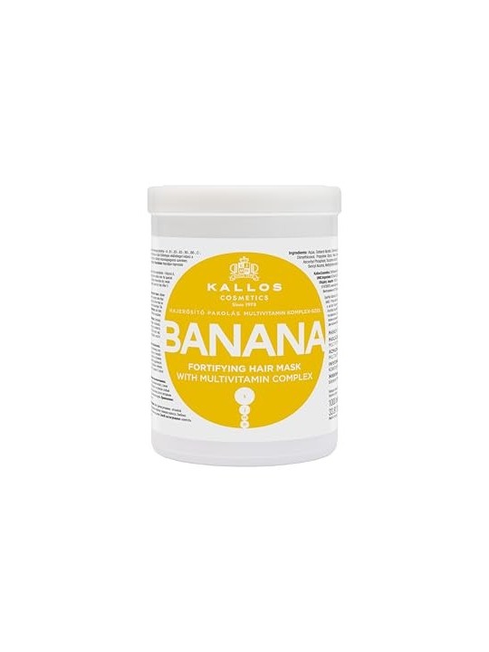 Kallos Maschera Capelli Fortificante Banana 1000ml