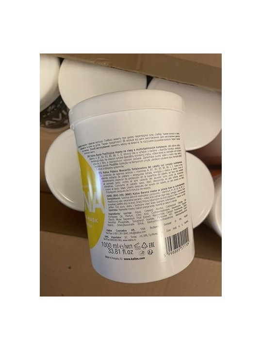 Kallos Maschera Capelli Fortificante Banana 1000ml