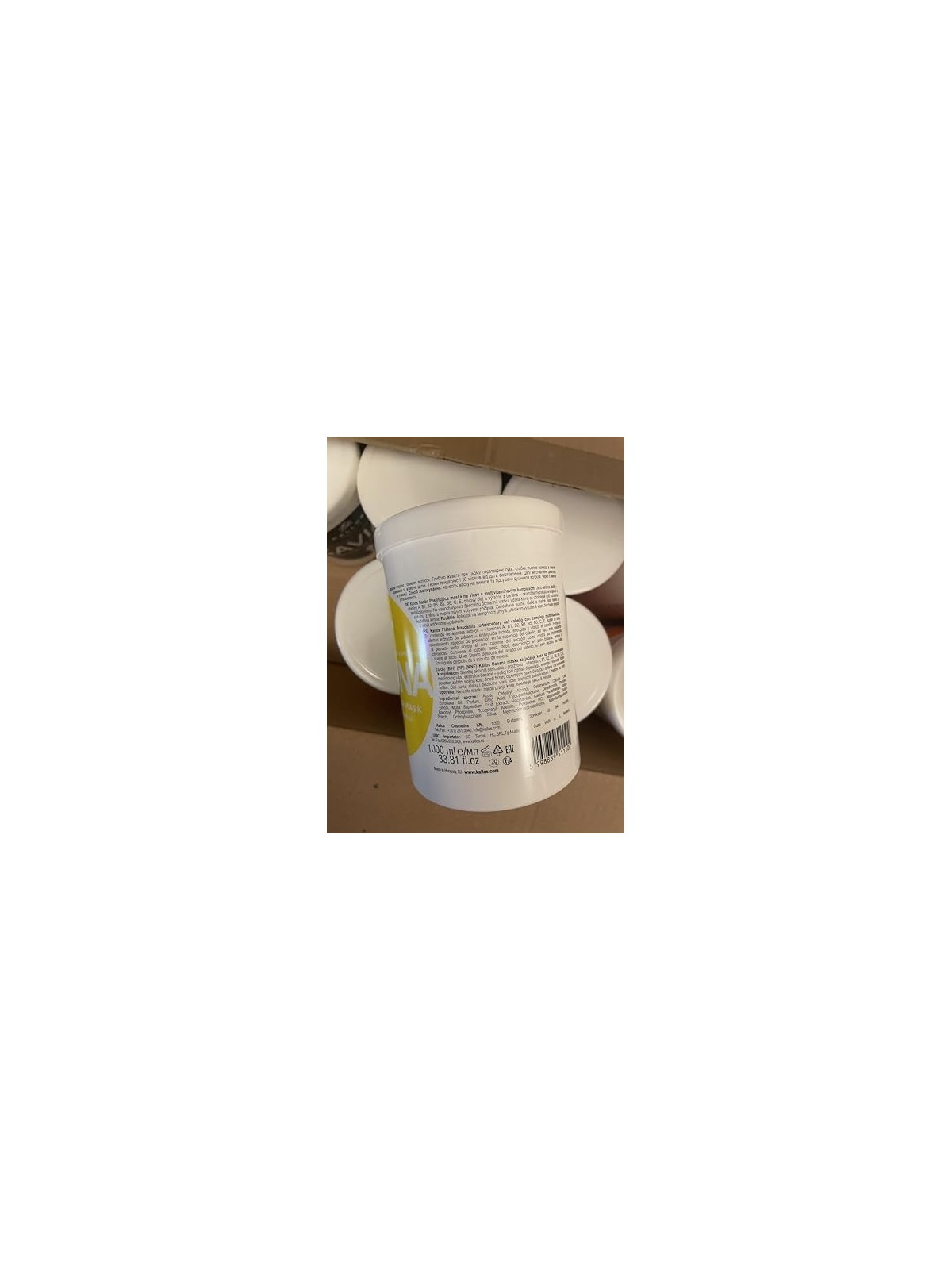 Kallos Maschera Capelli Fortificante Banana 1000ml
