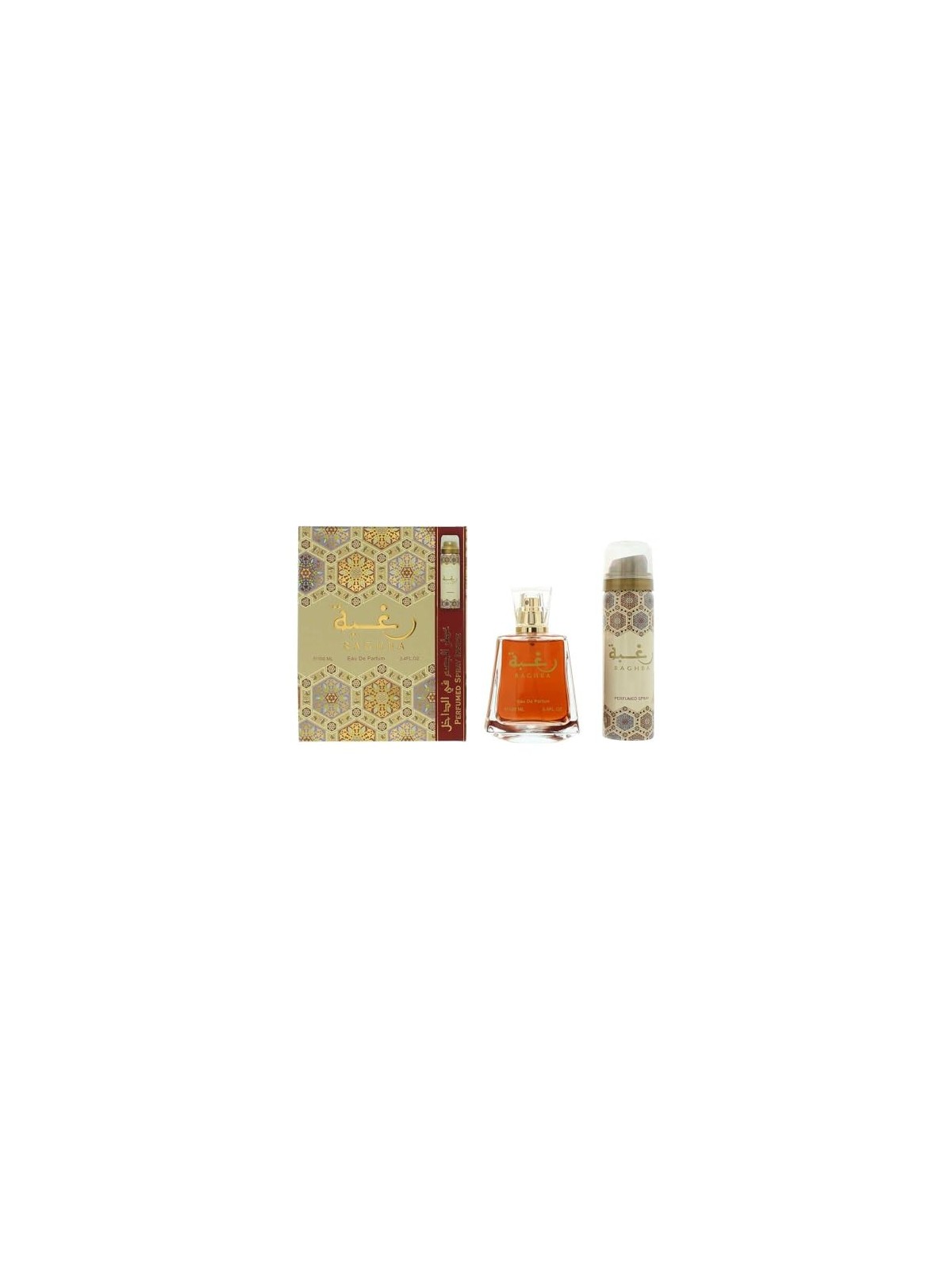 Set regalo Lattafa Perfumes Raghba: eau de parfum unisex 100ml e deodorante 50ml