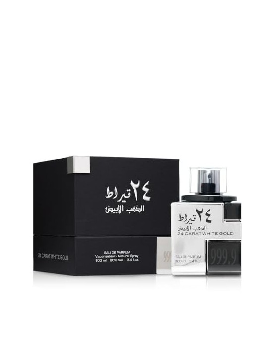 Lattafa 24 Carat White Gold Eau de Parfum Spray 100ml