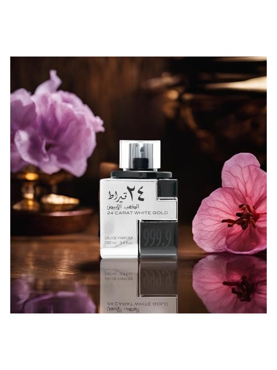 Lattafa 24 Carat White Gold Eau de Parfum Spray 100ml