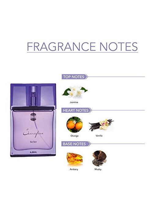 Ajmal Sacrifice For Her eau de parfum donna 50ml