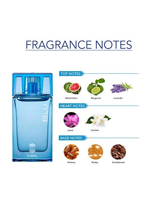Ajmal eau de parfum blu uomo 90ml Ajmal www.essenzetotalstyle.com 