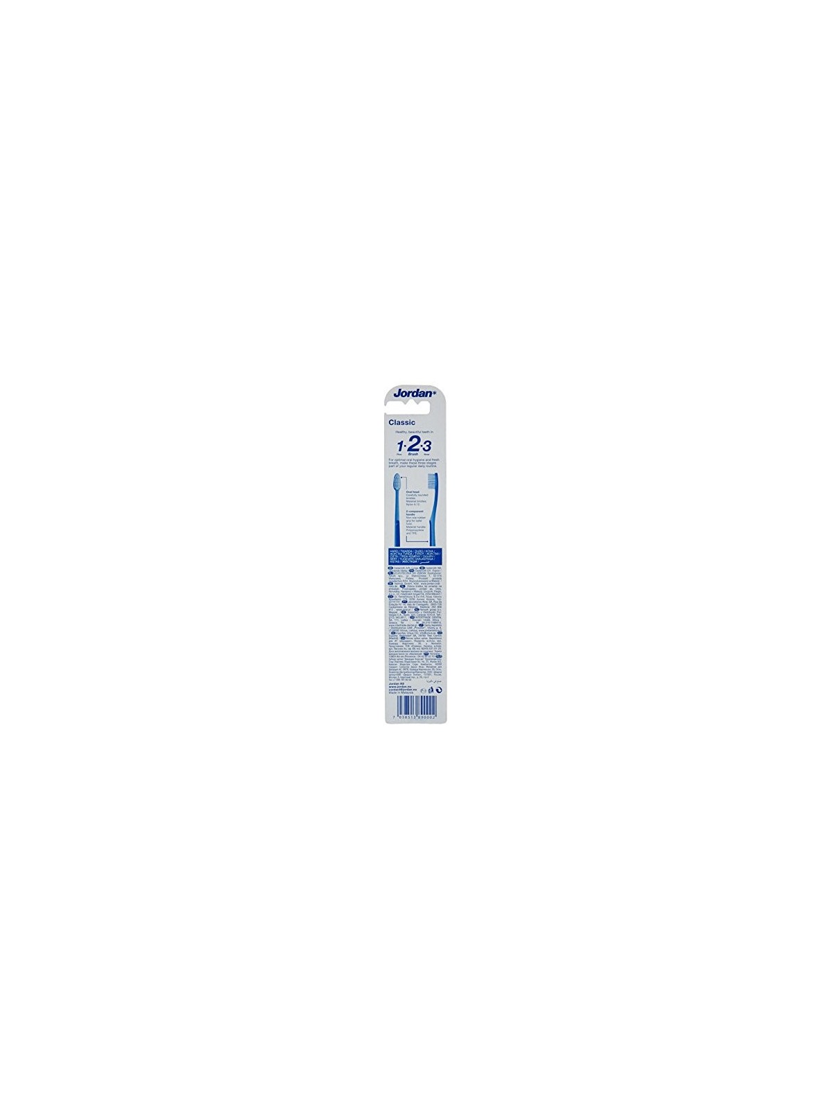 Jordan CLASSIC hard toothbrush 2 pcs unisex