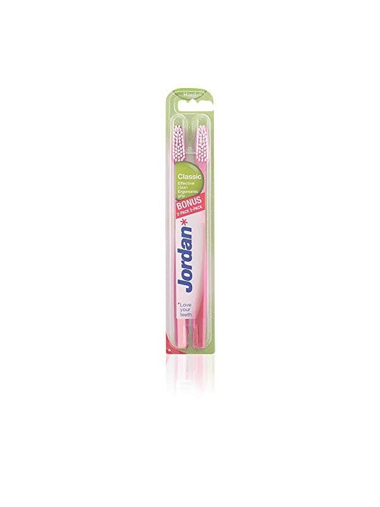 Jordan CLASSIC hard toothbrush 2 pcs unisex