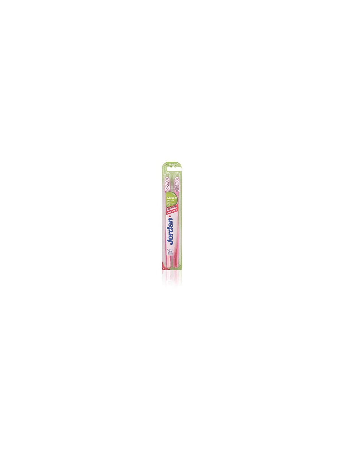 Jordan CLASSIC hard toothbrush 2 pcs unisex