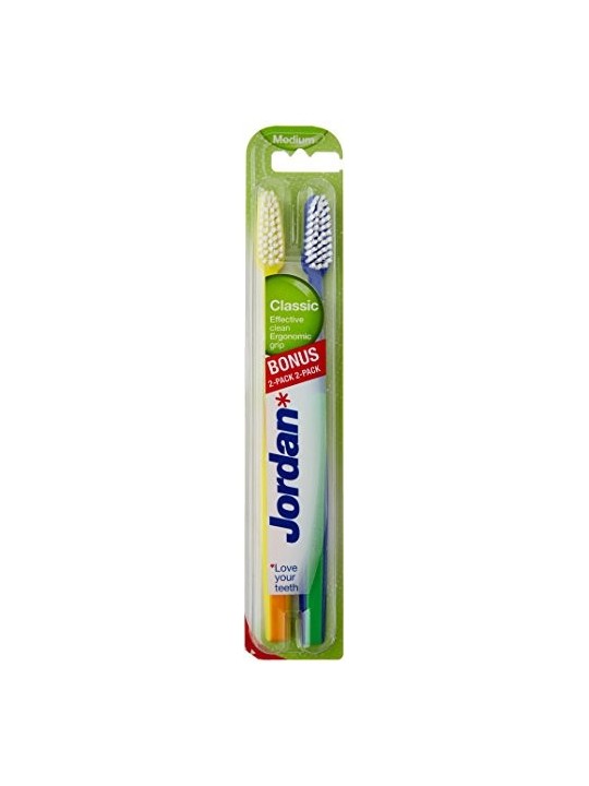 Jordan CLASSIC medium toothbrush 2 pcs unisex