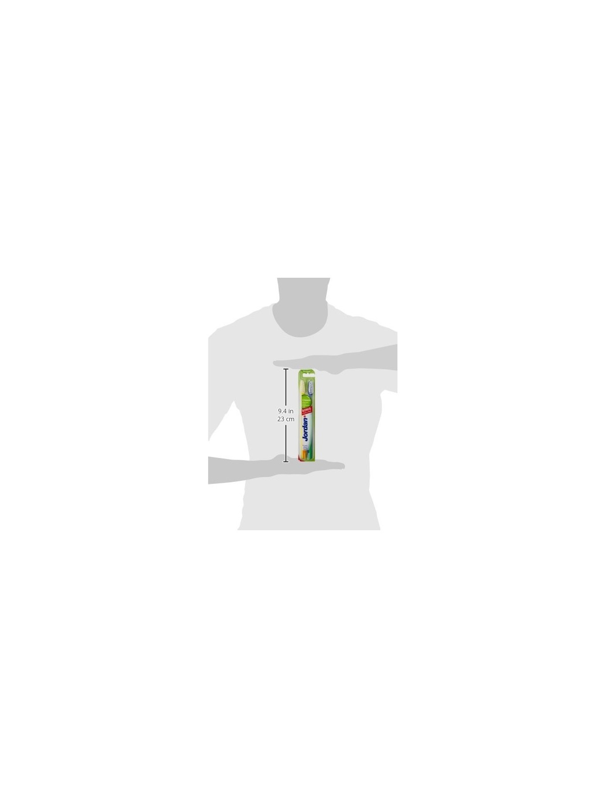 Jordan CLASSIC medium toothbrush 2 pcs unisex
