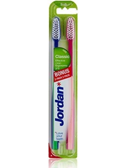 Jordan CLASSIC soft toothbrush 2 pcs unisex