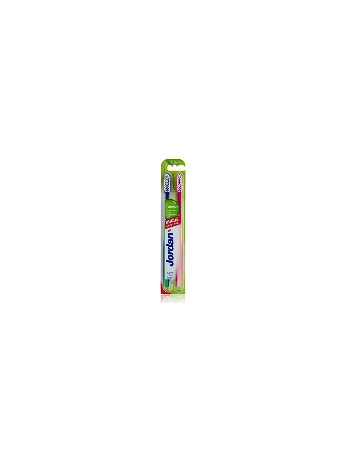 Jordan CLASSIC soft toothbrush 2 pcs unisex