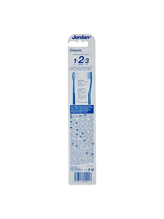Jordan CLASSIC soft toothbrush 2 pcs unisex