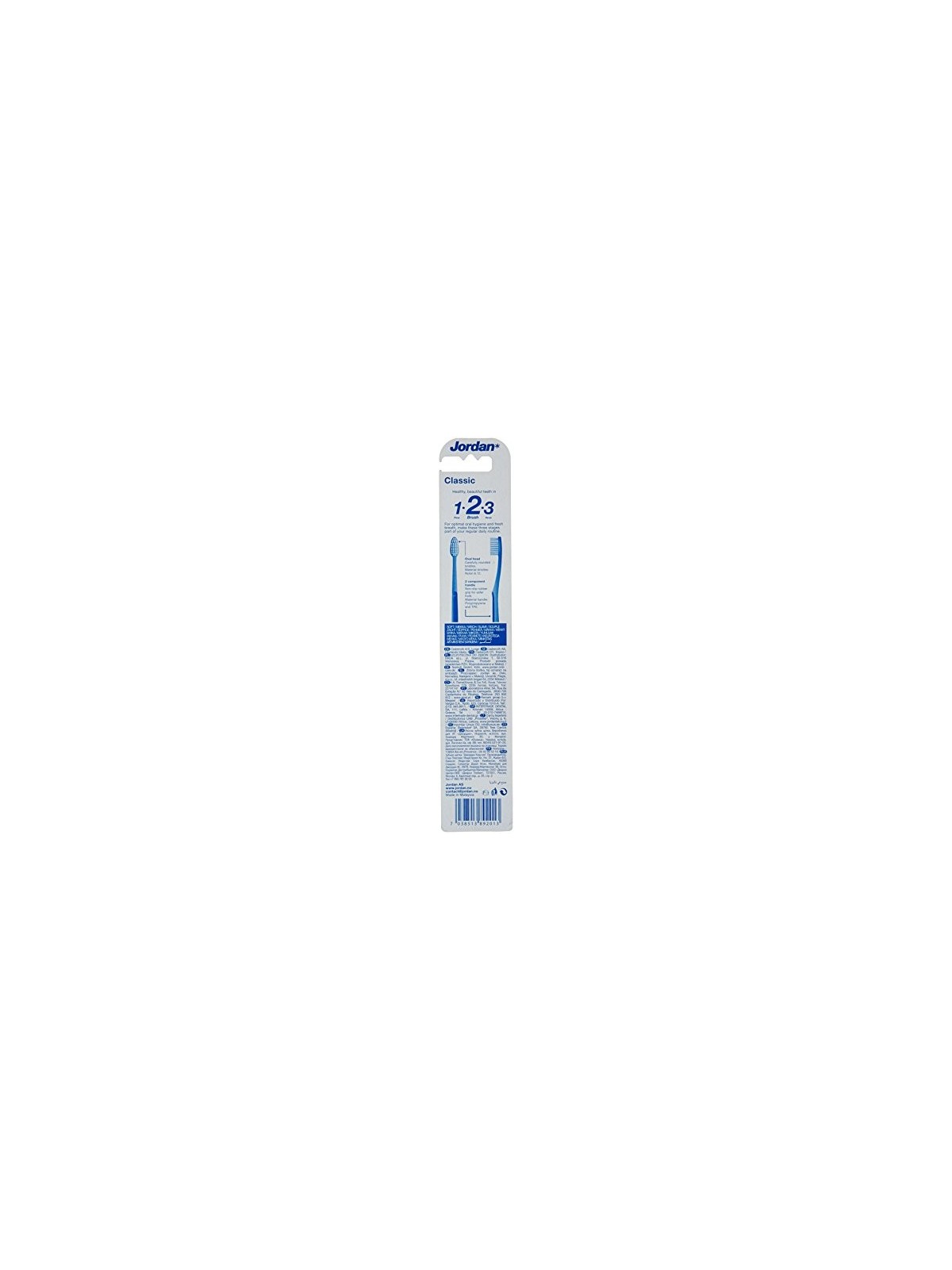 Jordan CLASSIC soft toothbrush 2 pcs unisex