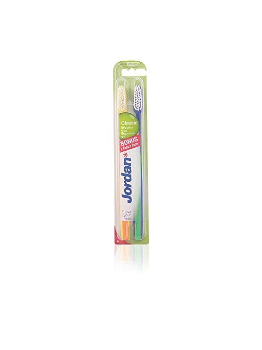 Jordan CLASSIC soft toothbrush 2 pcs unisex