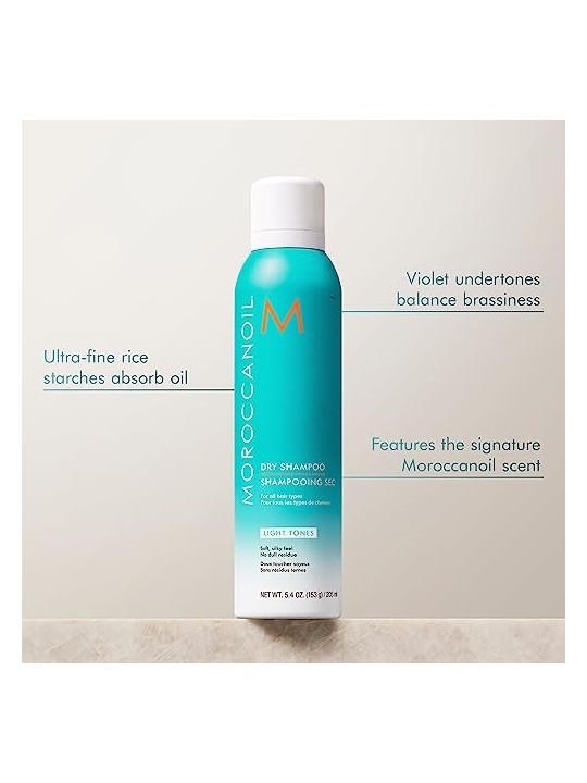 Moroccanoil Dry Shampoo - Light Tones 217ml All Hair Types