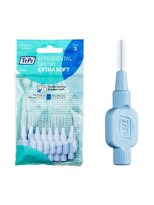 TePe Scovolino interdentale Extra Soft 06 mm blu 8 pz