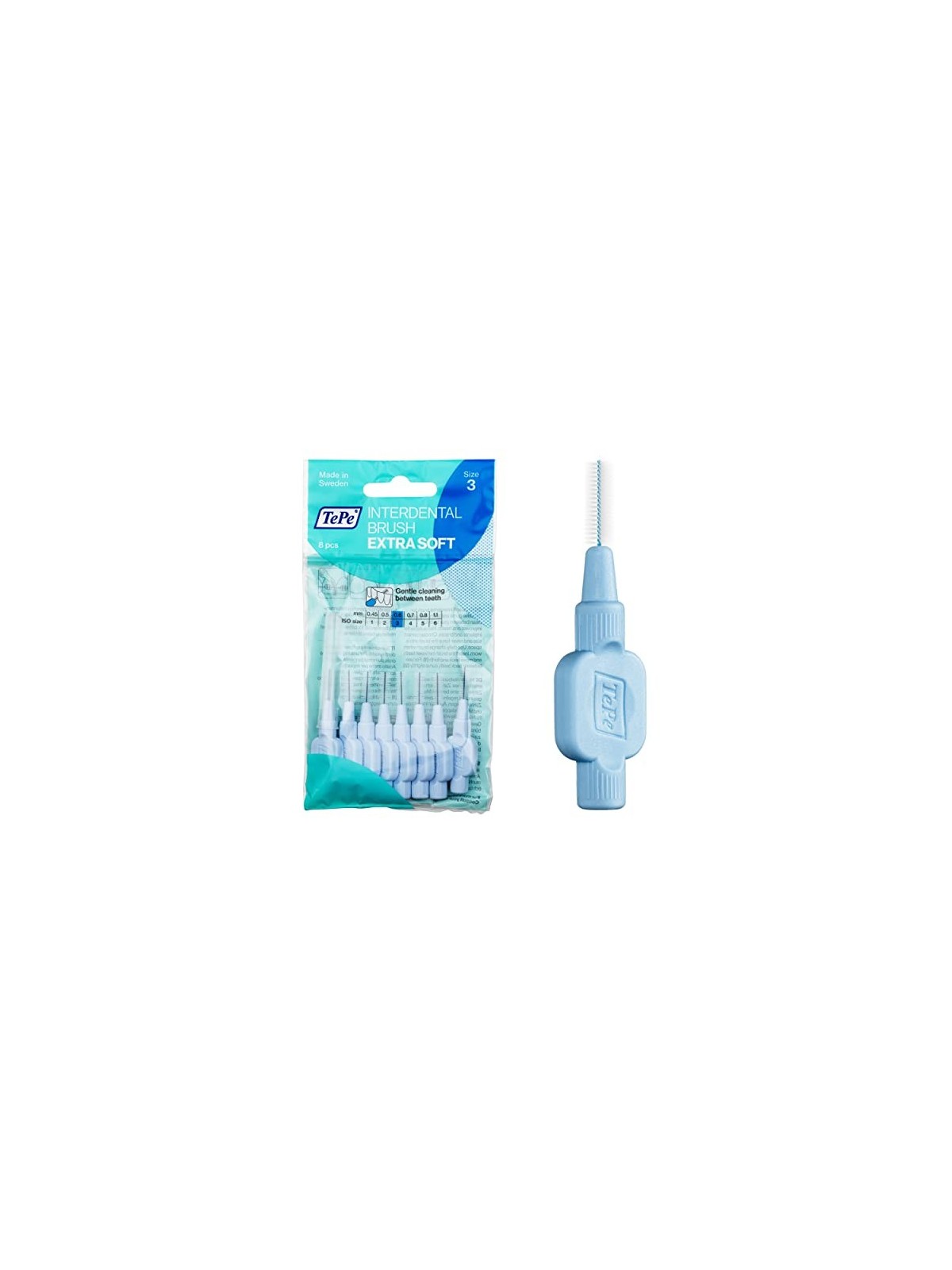 TePe Scovolino interdentale Extra Soft 06 mm blu 8 pz