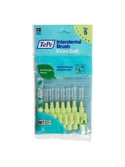 Spazzolini interdentali Extra Soft 0,8 mm 8 pz Verde