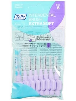 TePe Extra Soft Interdental Brushes 6 Purple 1,1 mm 8 pcs